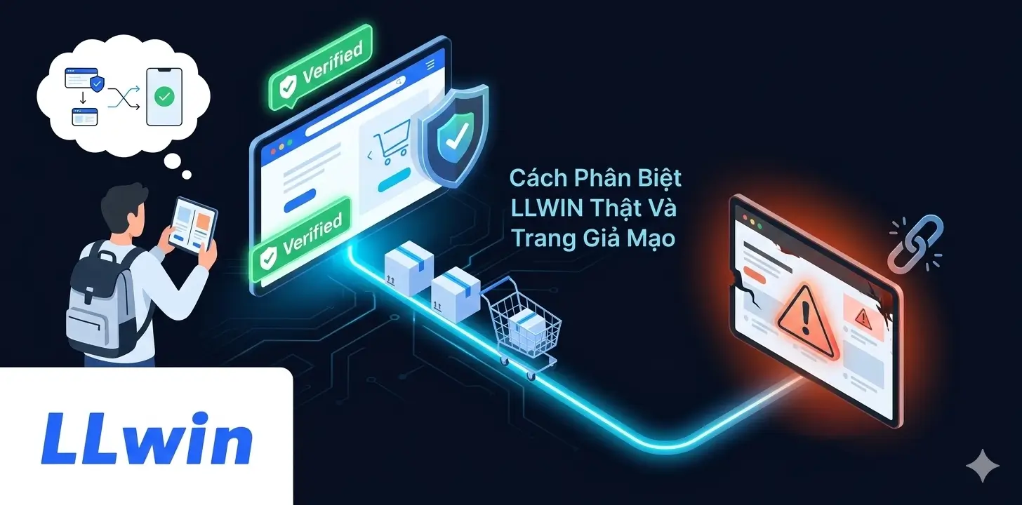 Cách Phân Biệt LLWIN Thật Và Trang Giả Mạo